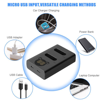 SHENTEC 2-Pack NP-BX1 Accu voor Sony DSC-RX100 HX300 H400 WX350 WX400 HX50V HX60