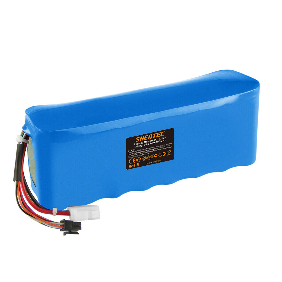 6Ah 25.6V Li-ionbatterij voor Robomow BAT6000A MRK6103A XR3 3000 RS630 RS622
