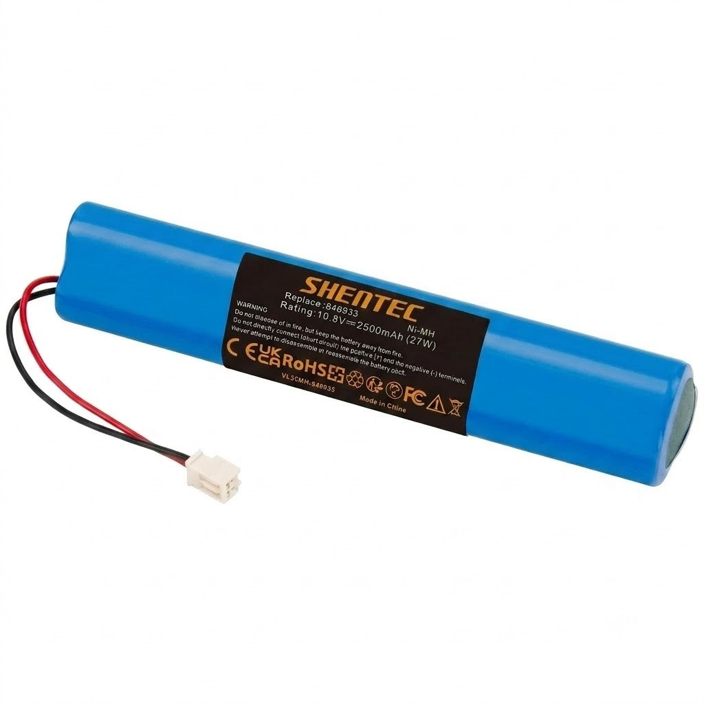 SHENTEC 2500mAh vervangende batterij voor Velux 946933 rolluikaandrijving, SSL zonne-rolluiken, zonne-rolluiken