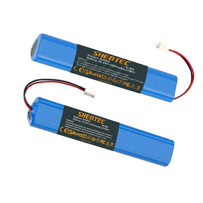 2-Pack 10.8V 2500mAh Ni-MH Vervangende Accu Voor Velux 946933 Solar Rolluiken & Dakramen (Met Kabel En Stekker)
