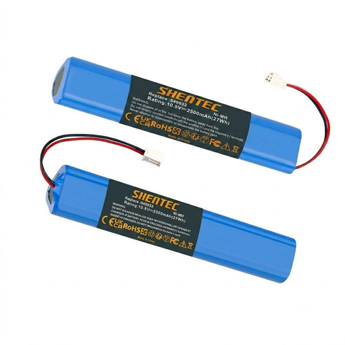 2-Pack 10.8V 2500mAh Ni-MH Vervangende Accu Voor Velux 946933 Solar Rolluiken & Dakramen (Met Kabel En Stekker)