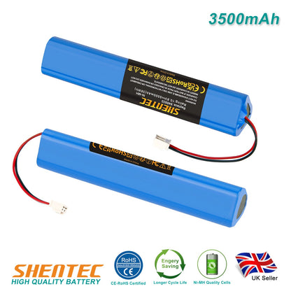 SHENTEC 2x 10.8V 3500mAh NiMH-batterij voor Velux Solar-dakraam 946933 946930 846933