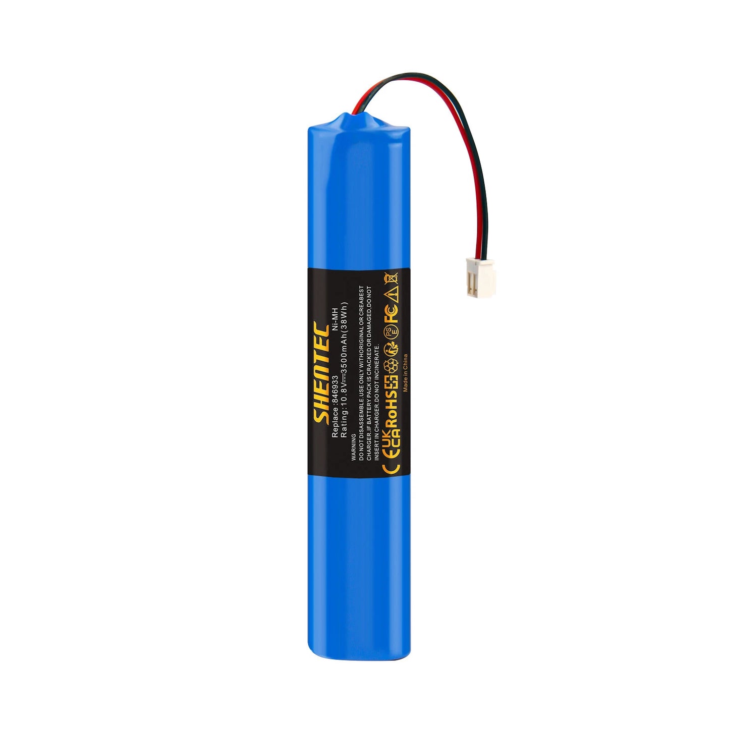 SHENTEC 2x 10.8V 3500mAh NiMH-batterij voor Velux Solar-dakraam 946933 946930 846933