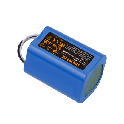 SHENTEC 6Ah 7.4 V Li-ion vervangende batterij voor Vorwerk SCM61932,46439 Vorwerk Kobold VR100,VX100