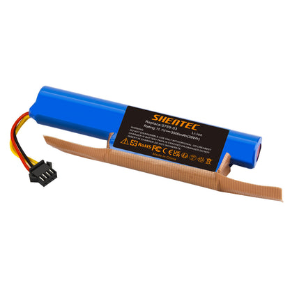 SHENTEC 10.8V 3.5Ah Li-ion Vervangbare Batterij Voor Vileda VR 102, VR One, VR 201 PetPro, VR 303, 0769-03