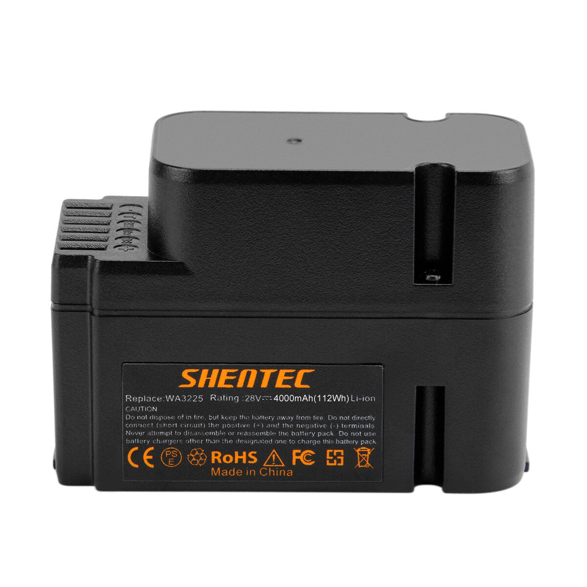 SHENTEC 2x 4.0Ah 28V Li-ion vervangende batterij voor Worx WA3225 WA3565 WG754E WG790E WG791E.1 WG796E.1