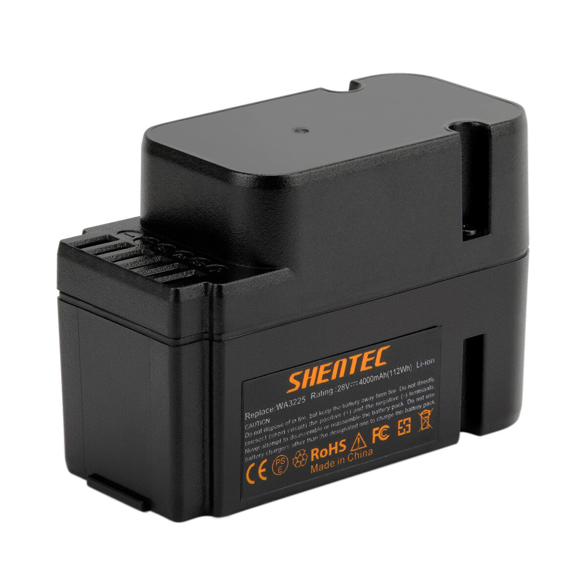 SHENTEC 2x 4.0Ah 28V Li-ion vervangende batterij voor Worx WA3225 WA3565 WG754E WG790E WG791E.1 WG796E.1