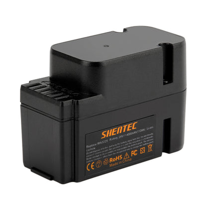 SHENTEC 2x 4.0Ah 28V Li-ion vervangende batterij voor Worx WA3225 WA3565 WG754E WG790E WG791E.1 WG796E.1