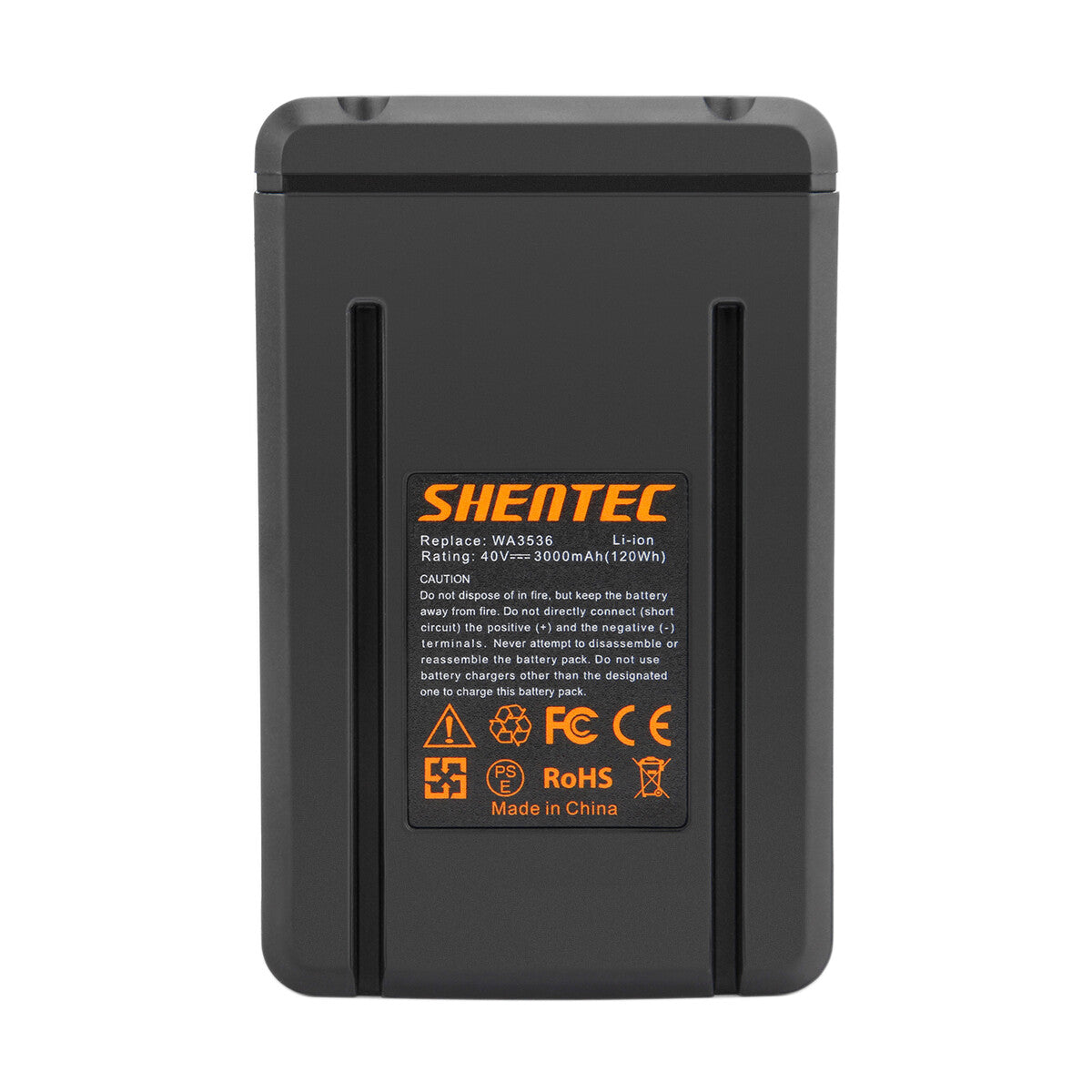 SHENTEC 3.0Ah 40V Li-ion Batterij Voor WORX WA3536 WA3734 WG268E WG568E WG168E WG368E WG770E
