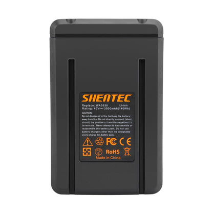 SHENTEC 3.5Ah 40V LI-ION-ACCU VOOR WORX WA3536 WA3734 WG268E WG568E WG168E WG368E WG770E