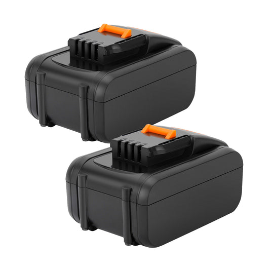 SHENTEC 2 Pack 20V 6Ah Li-ion Batterij voor Worx WA3551.1 WA3553 WA3516 WA3572 WG259E.9 WG169E