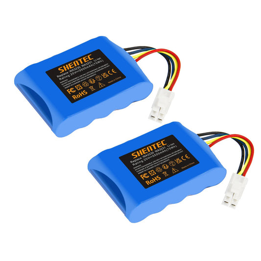 SHENTEC 2x 3500mAh 20V Li-ionbatterij voor Worx 50032492 50032774 WA3230 WA3231 S500i