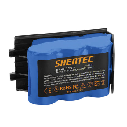 SHENTEC 3000mAh 7.2V Ni-MH vervangingsbatterij voor Shark XBP-610 XBP610 EU-36000 UV610DT