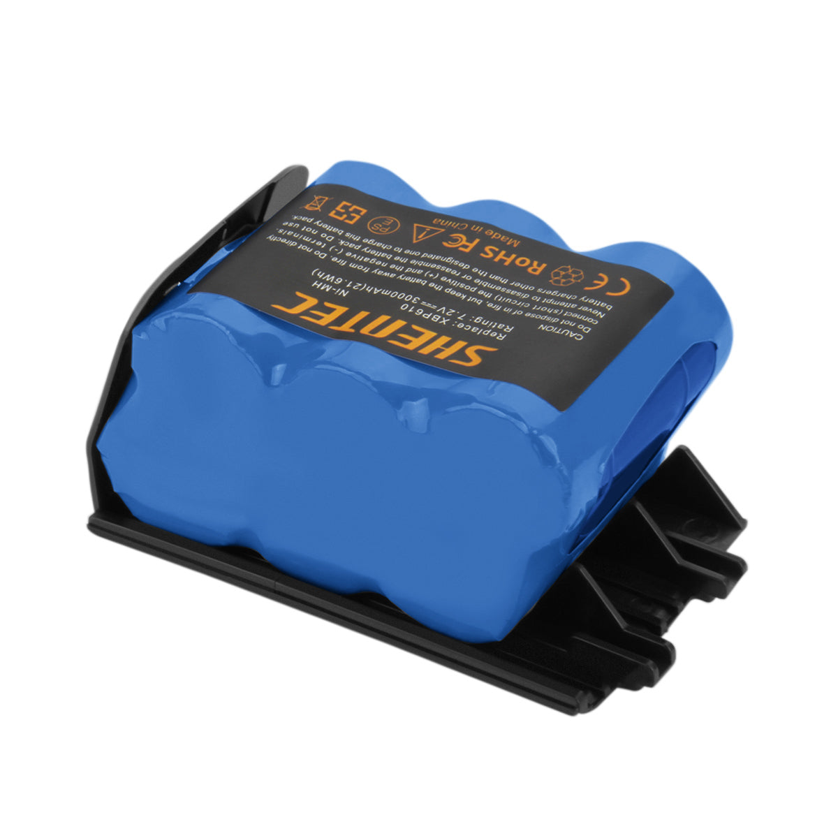SHENTEC 3000mAh 7.2V Ni-MH vervangingsbatterij voor Shark XBP-610 XBP610 EU-36000 UV610DT
